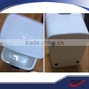 High Quality Square Plastic Storage Box With Pulley thumbnail-1
