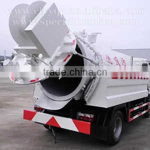 Dongfeng High Pressure Drain Cleaning Truck With Large Volume thumbnail-3