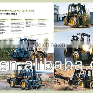Tough Terrain Forklift,10tons Forklift With CE thumbnail-5