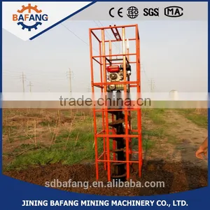 Green Screw Digging Machine Gasoline Hole Digger thumbnail-1