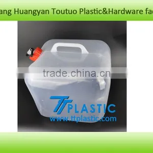 LDPE Outdoor Water Bags Plastic Collapsible Outdoor Camping Water 15 Liter thumbnail-1