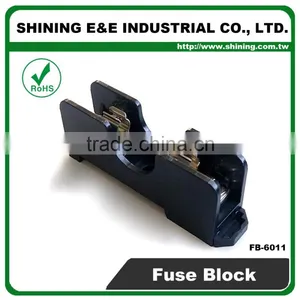 FB-6011 For 6x30mm Glass Fuse Rail Mounted 600V 1 Pole 15A Fuse Block thumbnail-3