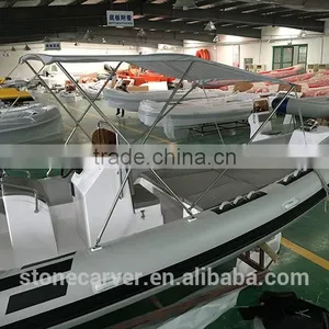 RILAXY High Speed Yacht Boat for Sale, Low Price 24' Luxury RIB Boat With Orca Hypalon Tube RIB 730, Mini Yacht Made in China thumbnail-2