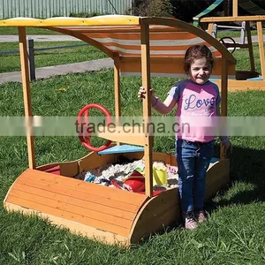 Outdoor Kid Wooden Sandpit Ball Pit Sandbox Furniture thumbnail-6