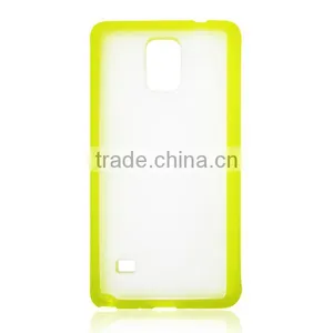 Multicolor Frame Transparent Cover, TPU Protective Phone Case for Samsung Note4 thumbnail-1
