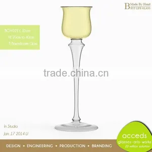 High End Glass Candle Holders For Weddings thumbnail-2