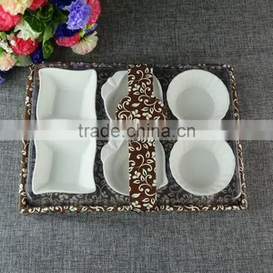 White Porcelain Baking Dish, Small Sushi Shi , Cheap China Dish for Restaurant and Home Use in Good Quality thumbnail-1