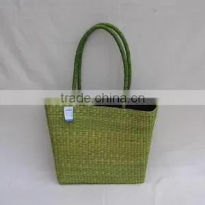 High Quality Best Selling Sea Grass Shopping Bag WITH HANDLE From Vietnam thumbnail-1
