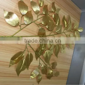Plastic Artificial Ficus Leaves,fake Banyan Leaves on the Sale thumbnail-1