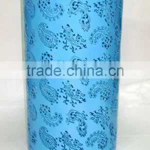 Metal Etched Design Laundry Basket With Lid, Decoration Laundry Basket, Portable Laundry Basket, Colored Laundry Basket thumbnail-1