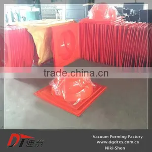 Acrylic Plastic Fabrication of Red Hemispheric Vacuum Forming Product thumbnail-5