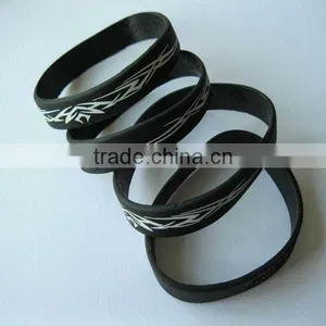 Printed Logo Silicone Bracelet thumbnail-1