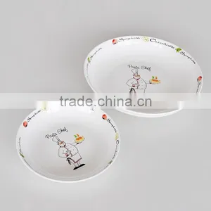 8inch&10inch Pasta Bowl, Porcelain With Decal Printing thumbnail-4