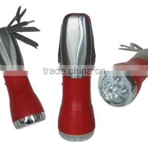 Multifunctional 5 LED High Power Flashlight With Emergency Tool thumbnail-1