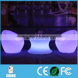 Led Table/led Illuminated Waterproof Plastic LED Chairs/desks for Bar thumbnail-4