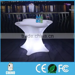 Hot Selling Nightclub LED Bar Table Furniture LED Table With Chair thumbnail-1