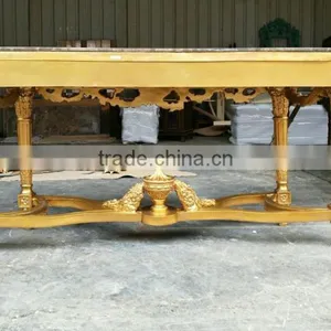 Made in China Foshan Factory Baroque Furniture Console Gold thumbnail-5