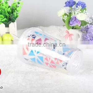 16oz Double Wall Personalized Acrylic Tumbler With Straw thumbnail-5