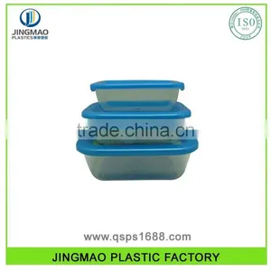 3PC Hard Plastic Food Serving Container Set thumbnail-1