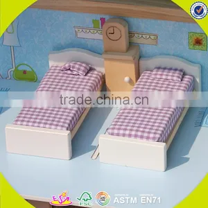 Wholesale Wooden Dollhouse Toy for Children, Lovely Wooden Dollhouse Toy, Popular Wooden Dollhouse Toy for Kids W06A104 thumbnail-3