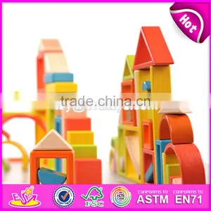 2017 New Design Best Educational Blocks Wooden Kids Construction Toys for Sale Online W13A135 thumbnail-2
