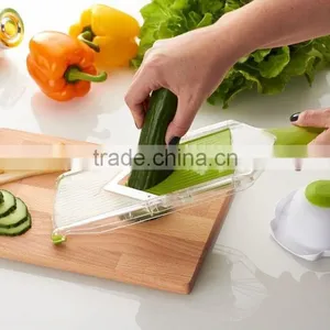 The Professional Mandoline Slicer Cutter Grater Steel V-Blade Guard Fruit Fries Cook thumbnail-6