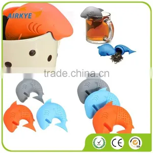 The Silicone Shark Shape Tea Infuser Maker Set Cup Decor Tea Bag Strainer Filter thumbnail-1