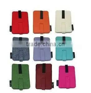 Exquisite Felt Handphone Bag Holder Card Case Container Storage Pouch 1pc thumbnail-1