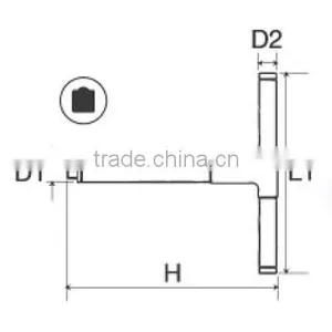 1000V Insulated T Handle Wrench thumbnail-2
