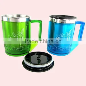 Stainless Steel Double Wall Mug With Handle thumbnail-5