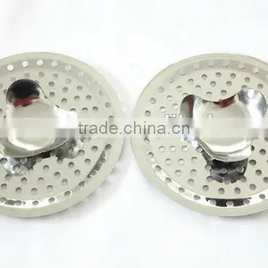 2 Pcs Stainless Steel Sink Strainer Set thumbnail-1