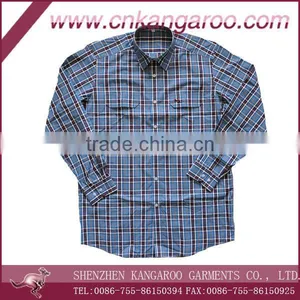 Men's Long-sleeve Leisure Shirts/high Quality Checked Casual Shirts/shirts for Office Staff thumbnail-1