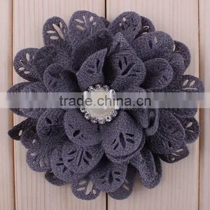 Hot Sale Fabric Flower Clip for Baby Girls thumbnail-3