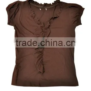 Ladies Basic Fancy t Shirt thumbnail-1