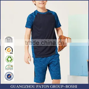 Student's College Outfit 2017 New School Children's Sportswear Short Sleeved Two Pieces thumbnail-1