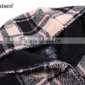 Happy New Year Wholesale Cheap Fleece Sports Plaids Man Coat thumbnail-3