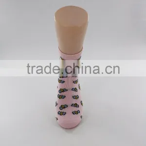 Summer Season Thin Mercerized Cotton Yarn Ankle Socks Women thumbnail-5