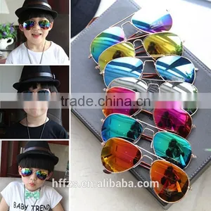 HFR-YA10 Children Colored Sunglasses Frog Mirror Reflective Sunglasses Glasses thumbnail-1