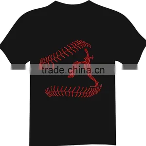 Bling Ruby Professional Softball Player Hot Fix Rhinestone Transfer thumbnail-1
