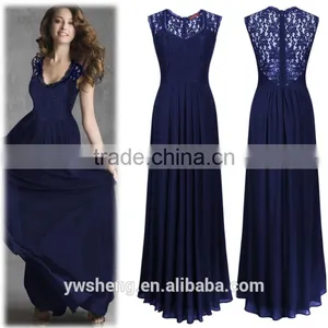 The New Lace Dress European Sleeveless Hollow Sexy Halter Dress thumbnail-1