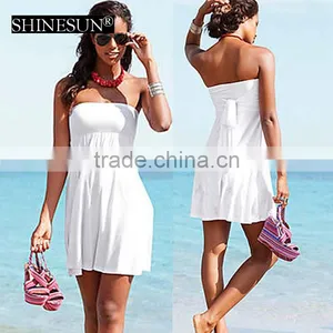 2017 New Arrival Swimwear Beach Skirt Ribbon Wrapped Dress Beach Dress Skirt thumbnail-5