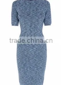 2014 Sexy Stretch Space Dye Texture Brand Knit Bandage Dress thumbnail-1