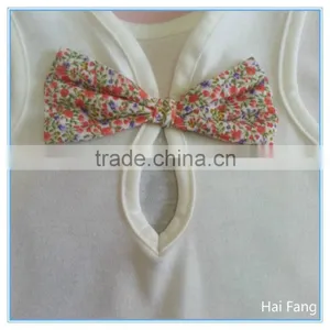 Children Girls OEM Cute Vest, Girls Fashion Summer Hot Vests Tops, Knitted Fabric Underwear Set thumbnail-4