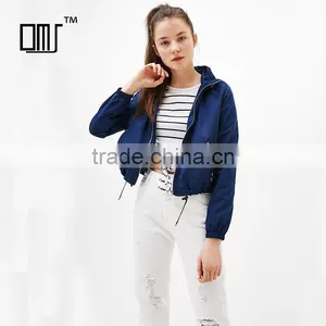Top Sale Waterproof Nylon Jacket With Hood Breathable Womens Coats thumbnail-1
