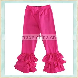 2017 Girls Baby Yoga Red Ruffle New Model Jeans Kevlar Pants Fall Clothes thumbnail-1
