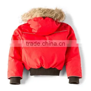 2017 OEM New Style Children's Clothing Hooded Custom Kids Winter Fur Jackets Wholesale in China thumbnail-2