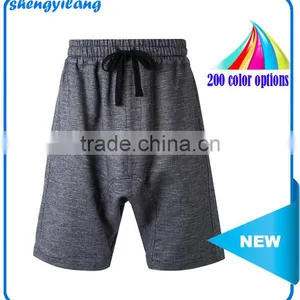 OEM High Quality 100% Cotton Drawstring Shorts Custom Men Short Pants in Guangzhou thumbnail-1