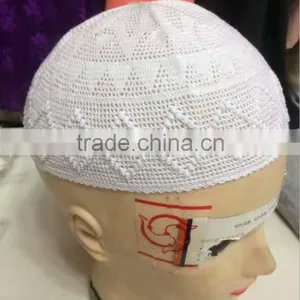 2017 New Muslim Hat Hat Handmade Cap Crochet Hat Cap Prayer Hat Islamic Hat Arabic Hat thumbnail-3