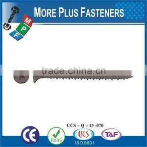 Made in Taiwan Carbon Steel Phillips Bugle Head Gray Phosphate Sharp Point Drywall Screw thumbnail-4