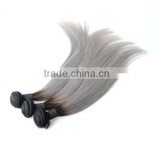 Wholesale Hair Color 1b/grey , Peruvian Hair thumbnail-4